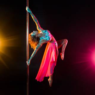 Aerial silks wallpaper