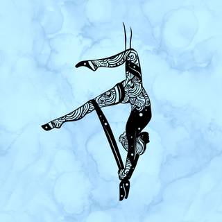 Aerial silks wallpaper