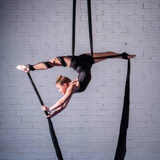 Aerial silks wallpaper