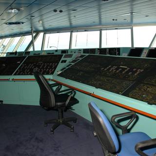 Ship bridge wallpaper