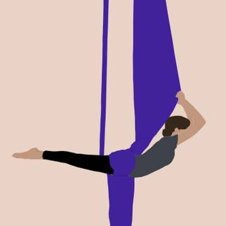Aerial silks wallpaper