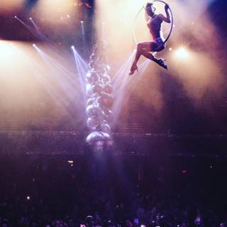 Aerial silks wallpaper