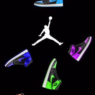 Rainbow shoes wallpaper