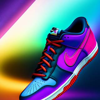 Rainbow shoes wallpaper