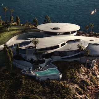 Tony Stark house wallpaper