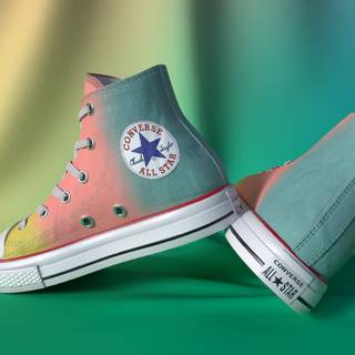 Rainbow shoes wallpaper