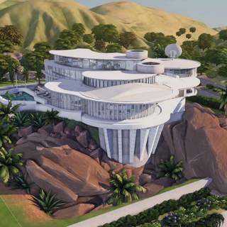 Tony Stark house wallpaper