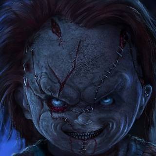 Scary Chucky wallpaper