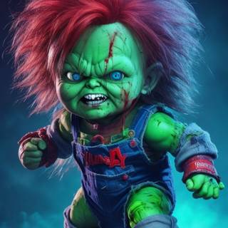Scary Chucky wallpaper