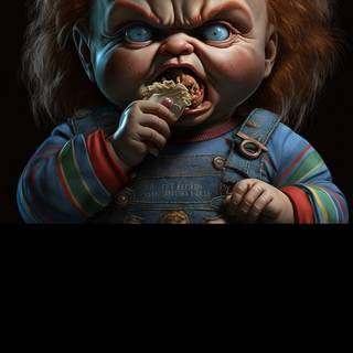 Scary Chucky wallpaper