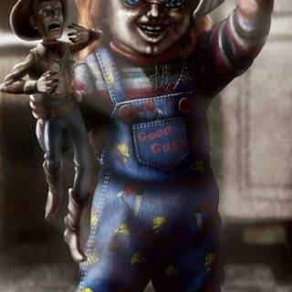 Scary Chucky wallpaper