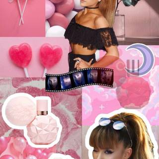Ariana Grande perfume wallpaper