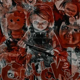 Scary Chucky wallpaper