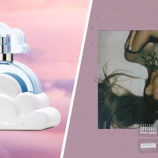 Ariana Grande perfume wallpaper