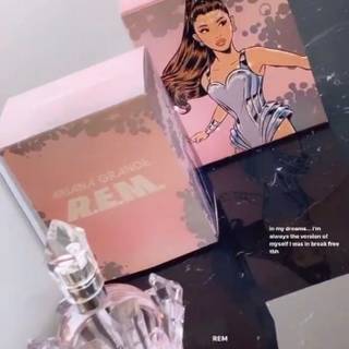 Ariana Grande perfume wallpaper