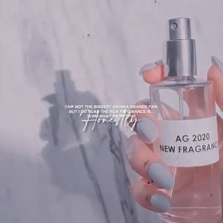Ariana Grande perfume wallpaper