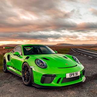 Porsche 911 GT3 Chromebook wallpaper