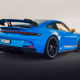 Blue Porsche 911 GT3 wallpaper