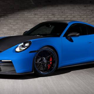 Blue Porsche 911 GT3 wallpaper
