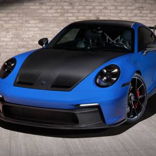 Blue Porsche 911 GT3 wallpaper