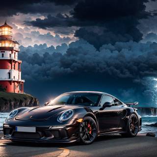 Blue Porsche 911 GT3 wallpaper