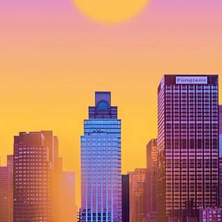 New York drawings wallpaper