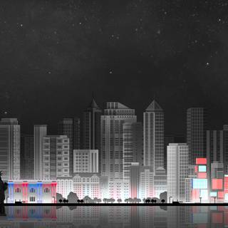 New York drawings wallpaper