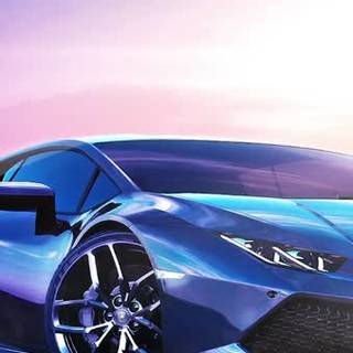 Lamborghini beach wallpaper