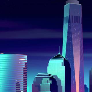 New York drawings wallpaper