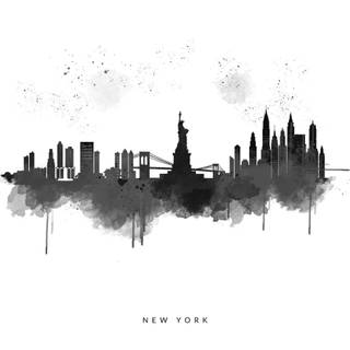 New York drawings wallpaper