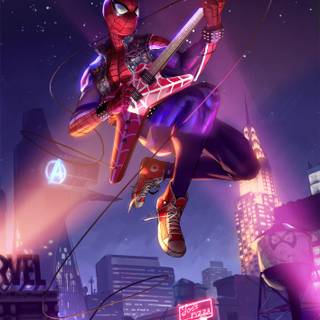 Spider-Man 2 drip wallpaper