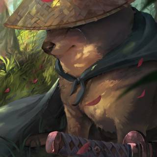 Sad warrior wallpaper