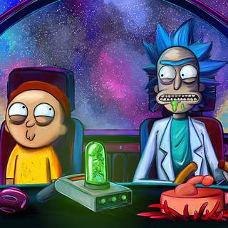 Rick and Morty PFP wallpaper
