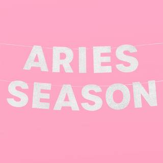 Pink Aries wallpaper