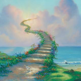 Stairs to heaven wallpaper