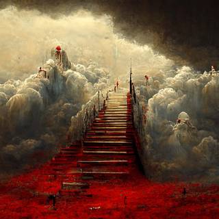 Stairs to heaven wallpaper