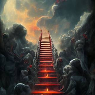 Stairs to heaven wallpaper