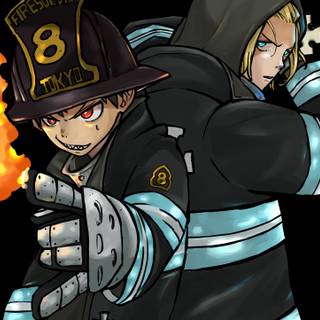 Fire Force aesthetic wallpaper