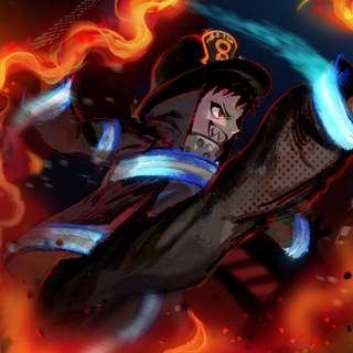 Fire Force aesthetic wallpaper