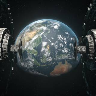 Space music wallpaper