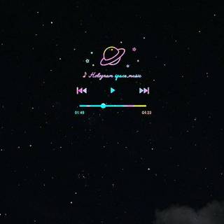 Space music wallpaper