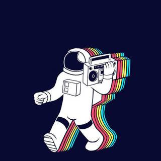 Space music wallpaper