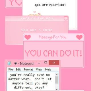 Cute notes wallpaper