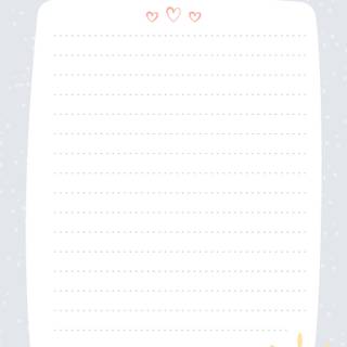 Cute notes wallpaper
