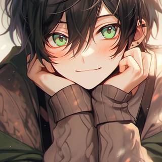 Brown haired boy cute wallpaper