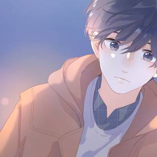 Brown haired boy cute wallpaper