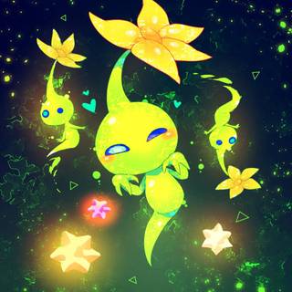 Glow Pikmin wallpaper