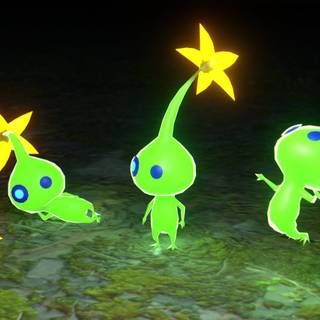 Glow Pikmin wallpaper