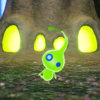 Glow Pikmin wallpaper