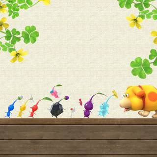 Glow Pikmin wallpaper